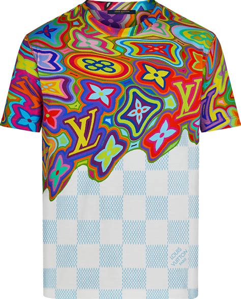 lv rainbow t shirt